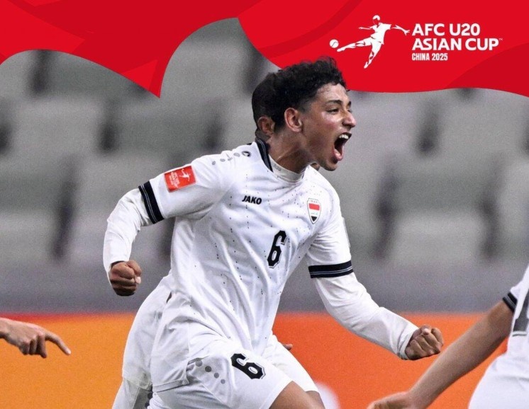  U20亞洲杯-雙方各領(lǐng)一紅牌，伊拉克1-0力克沙特升至B組榜首