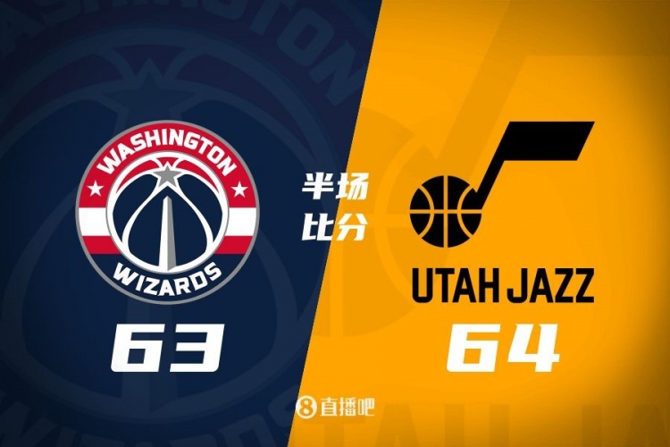  狀元之爭(zhēng)！半場(chǎng)戰(zhàn)報(bào)：奇才63-64落后爵士 薩爾20分&塞克斯頓16分